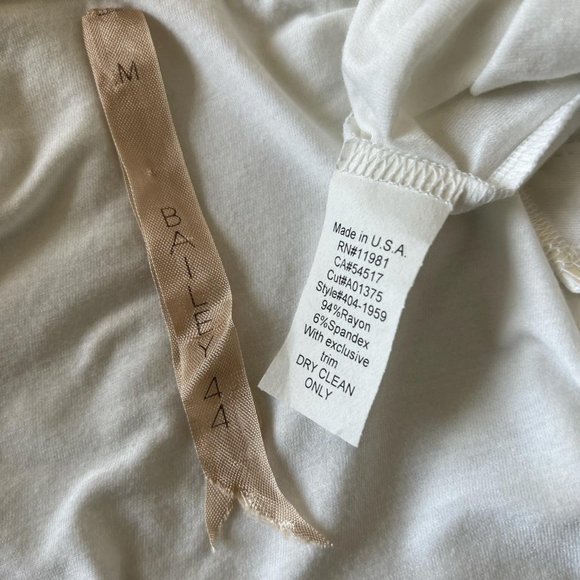 Bailey 44 White Ruffle Cropped Cardigan Medium (fits more like a small) - Picture 4 of 4